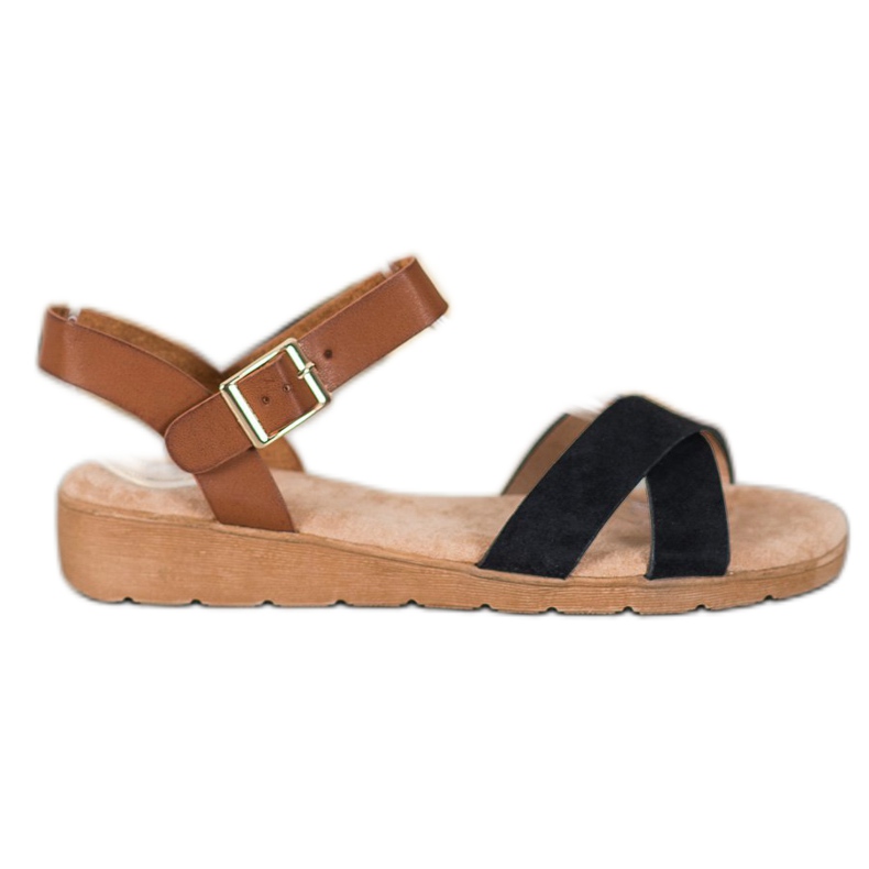 SHELOVET Snygga sandaler svart