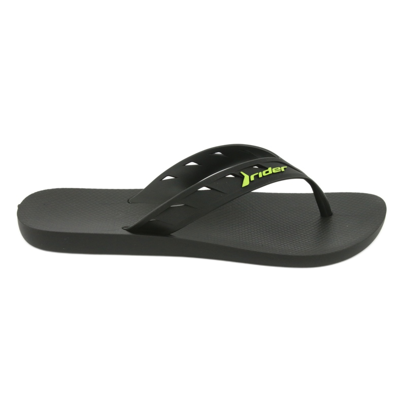 Rider Svart och gröna mäns flip-flops ryttare 11573