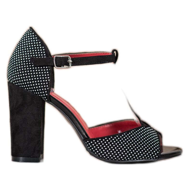 Goodin Sandaler i mocka med leopardmönster brun svart