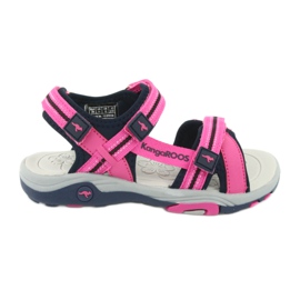 Sandaler Foam Pink and Navy Blue Kangaroos 18335 Insert rosa