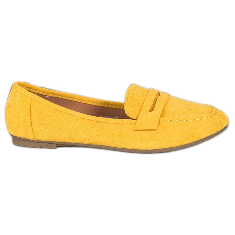 Fama Klassiska loafers gul