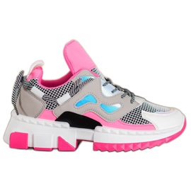 Seastar Snygga sneakers med Holo -effekt rosa mångfärgad