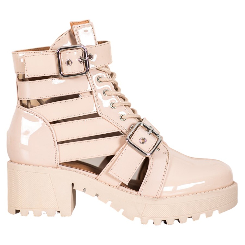 Seastar Lackerade modestövlar brun