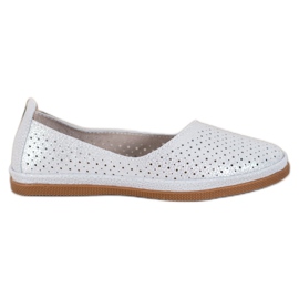 VINCEZA Brocade Slipons grå