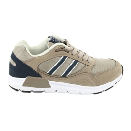 Barns beige sportskor American Club BS10