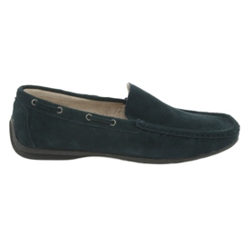 American Club JK02 marinblå loafers