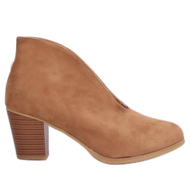 Övergångsstövlar med klyva NS128P Camel brun
