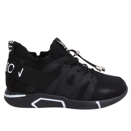 Svart NB358P All Black sportskor