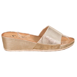 SHELOVET Snygga kil tofflor gul