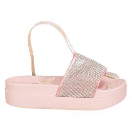 SHELOVET Tofflor På Plattformen rosa