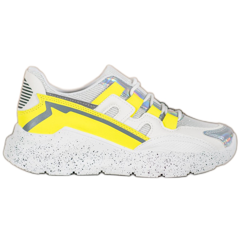 Seastar Sneakers med glitter vit mångfärgad