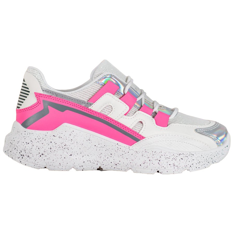 Seastar Sneakers med glitter vit mångfärgad