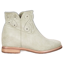 Seastar Stövlar med öppet mönster grön