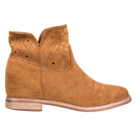 Seastar Stövlar med öppet mönster brun