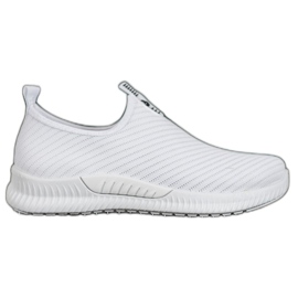 SHELOVET Slip-on sportskor vit