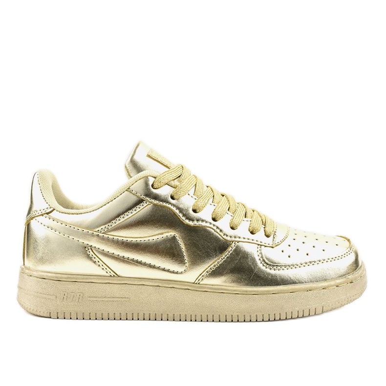 Guldblanka sportskor B731-37 gyllene