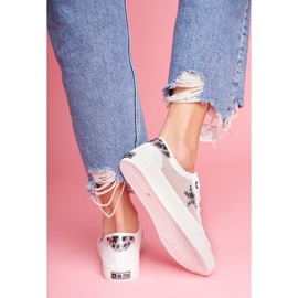 Vita damskor sneakers Big Star FF274487