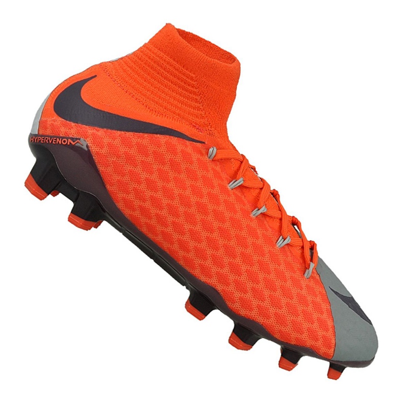 Nike Wmns Hypervenom Phatal 3 Df Fg W 881546-058 skor mångfärgad orange