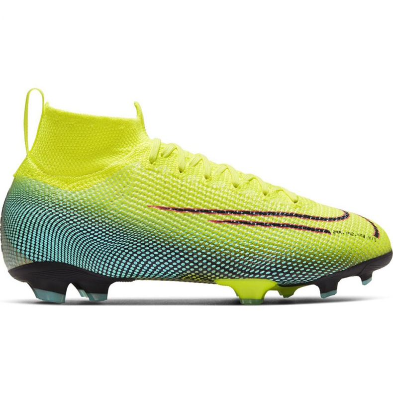 Nike Mercurial Superfly 7 Elite Mds Fg Jr BQ5420-703 fotbollsskor gul gul