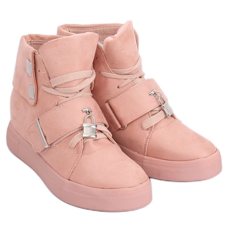 Rosa sneakers för kvinnor NC158 Pink