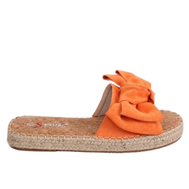 Orange JH115P Orange espadrilles tofflor
