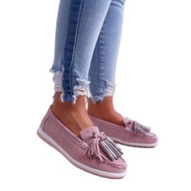 EVE Rosa mocka loafers för kvinnor 9PB32-1078