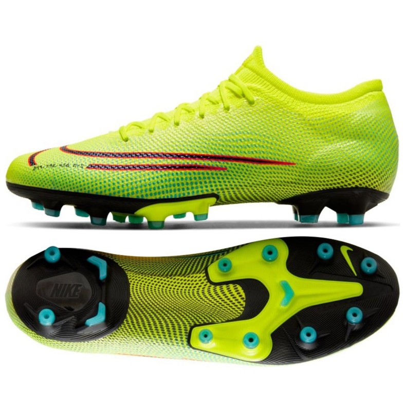 Nike Mercurial Vapor 13 Pro Mds Ag Pro M CJ9981-703 fotbollsskor mångfärgad gul