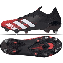 Adidas Predator Mutator 20 Sg M EF2207 fotbollsskor mångfärgad svart
