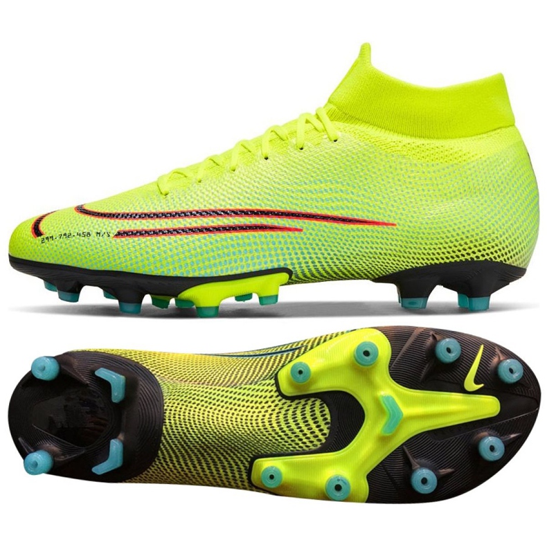 Nike Mercurial Superfly 7 Pro Mds Ag Pro M BQ5482-703 fotbollsskor mångfärgad gul