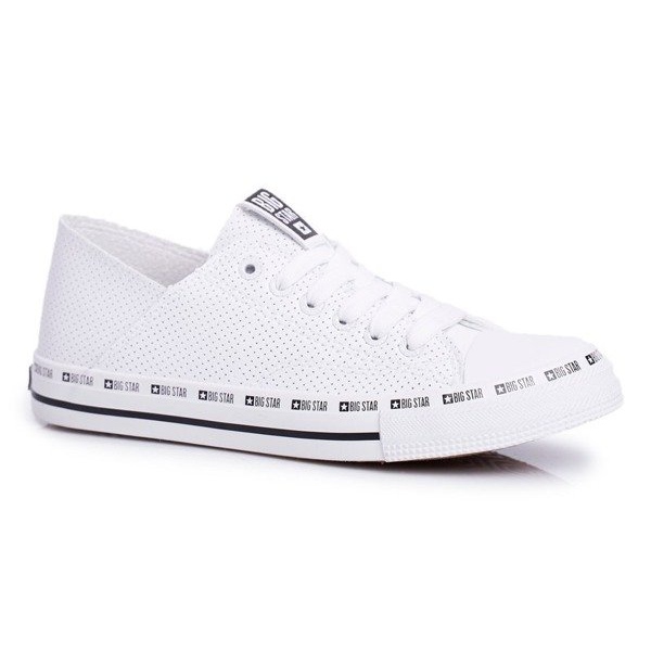 Vita damskor, öppet sneakers Big Star FF274024