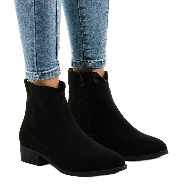 22M svarta cowboystövlar