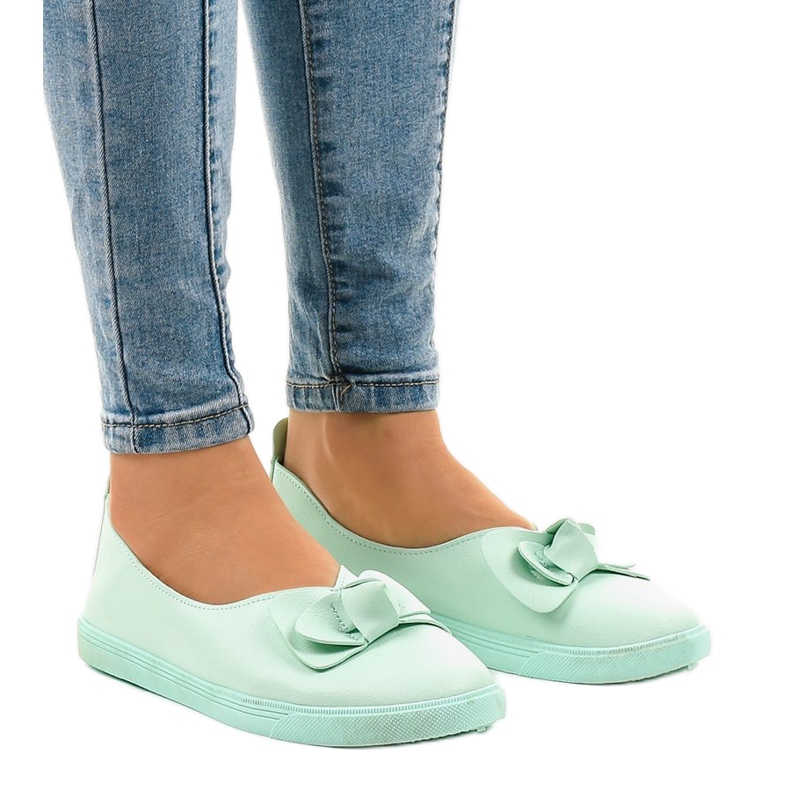 Blå slip-on sneakers 8895-10