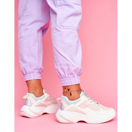 SEA Rosa kvinnors sportskor BL205 vit mångfärgad