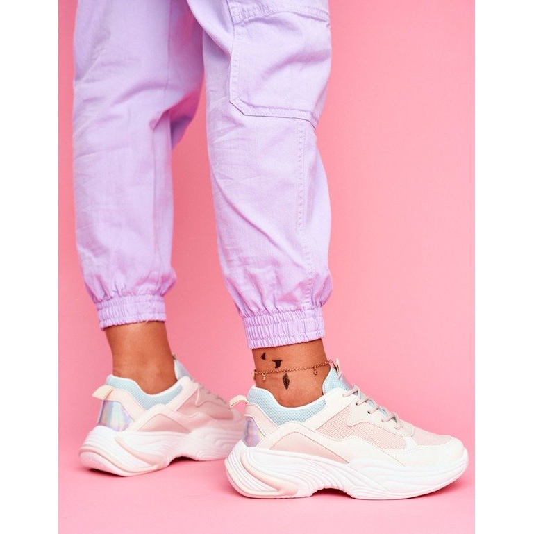 SEA Rosa kvinnors sportskor BL205 vit mångfärgad