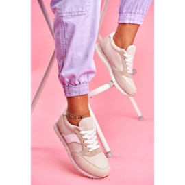 SEA BL189 beige sportskor för kvinnor