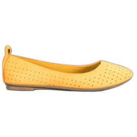 SHELOVET Openwork ballerinor gul