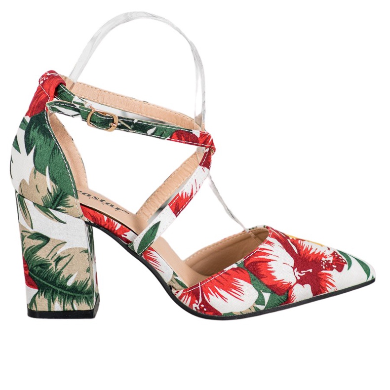 Seastar Casual pumpar med blommor mångfärgad