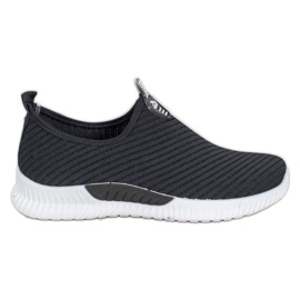 SHELOVET Slip-on sportskor svart