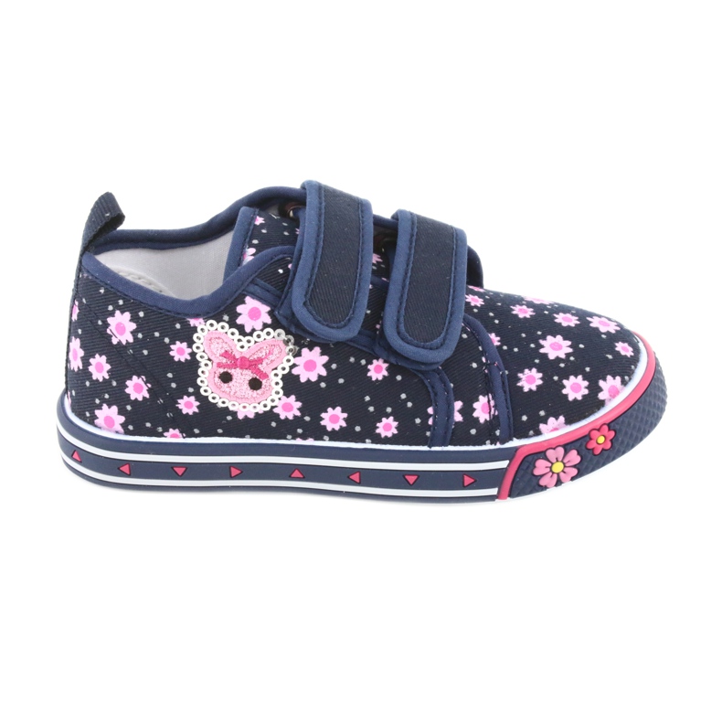 Atletico daisy kardborre sneakers marinblå rosa