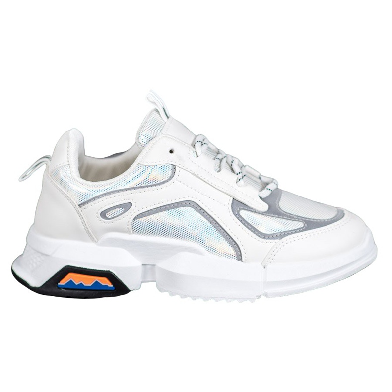 SHELOVET Sportskor på plattformen vit mångfärgad