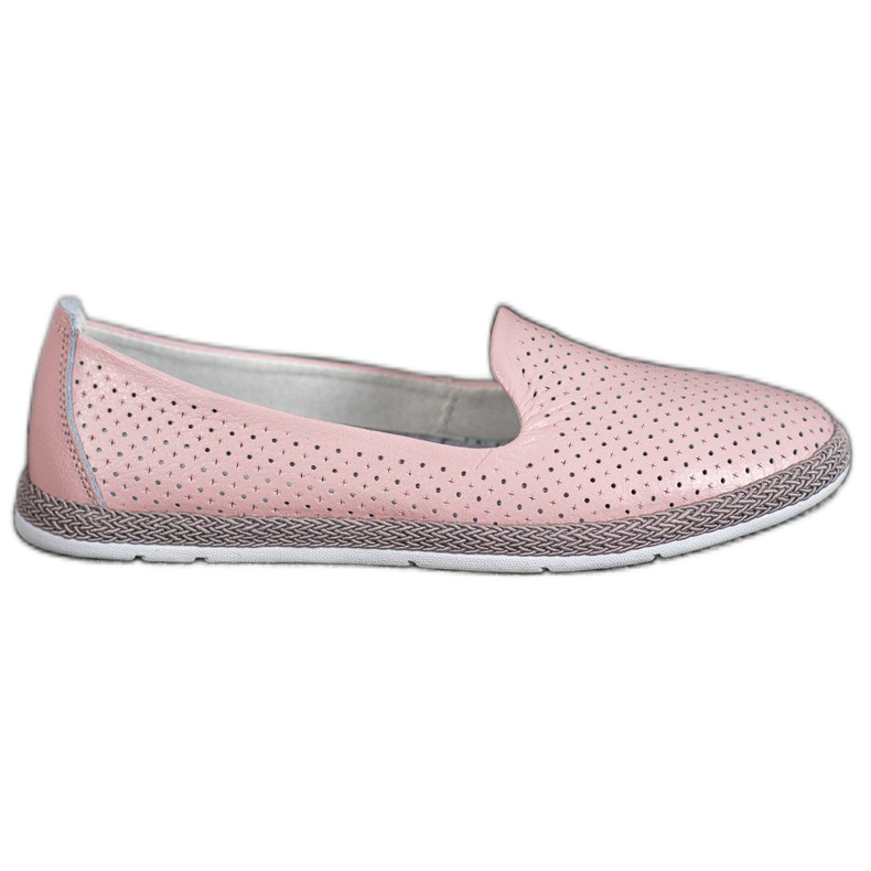 Filippo Läder Openwork Lords rosa Filippo Läder Openwork Lords rosa