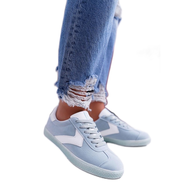 Blå kvinnors sportskor Big Star DD274301