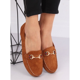 Loafers för kvinnor camel CH-1M16 Camel brun