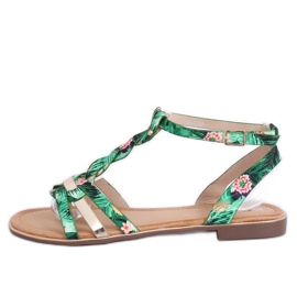 Gröna damsandaler JH128P Flower Green