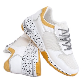 Vita YL-22 gula sportskor