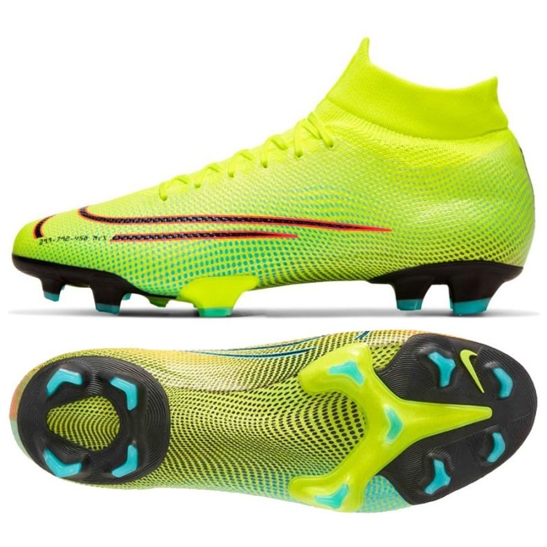 Nike Mercurial Superfly 7 Pro Mds Fg M BQ5483-703 fotbollsskor gul gul