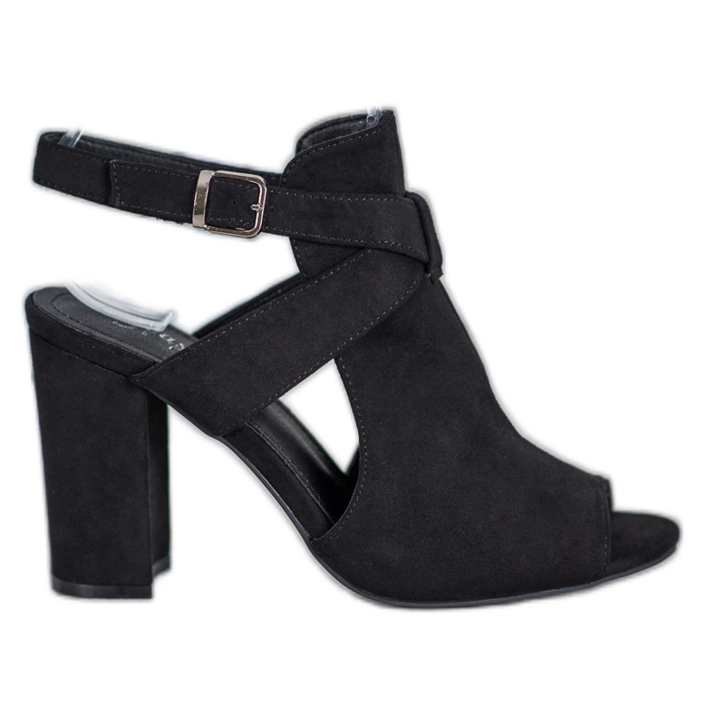 Seastar Snygga sandaler på en bar svart