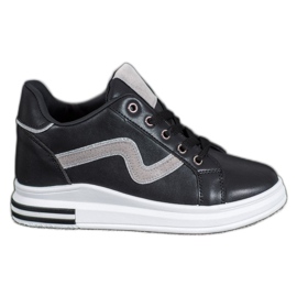 SHELOVET Sportskor med dold kil svart