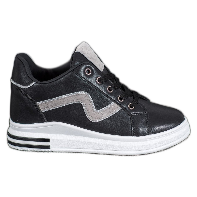 SHELOVET Sportskor med dold kil svart