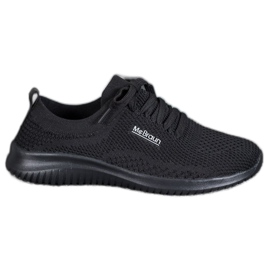 SHELOVET Knutna textilskor svart